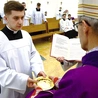 Alumn Jakub Raś był jednym z dziewięciu kleryków WSD, który przyjął akolitat.