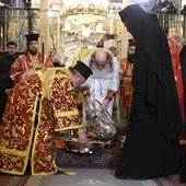 Prawosławna Liturgia Wielkiego Czwartku w Bazylice Grobu Pańskiego