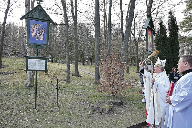 Odnowione tablice Via Lucis pobłogosławił abp Zbigniew Zieliński.
