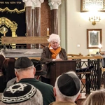 Abp Adrian Galbas w synagodze Nożyków