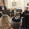 Abp Adrian Galbas w synagodze Nożyków