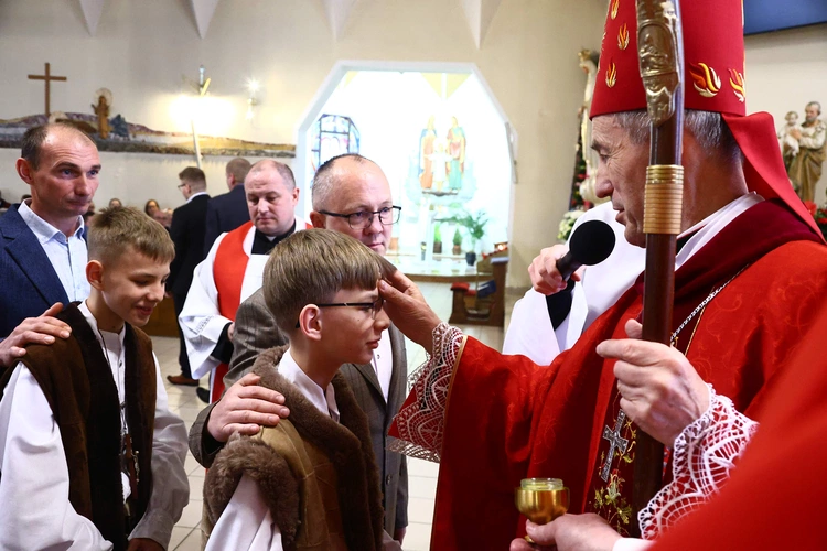 Bierzmowanie w Tylmanowej