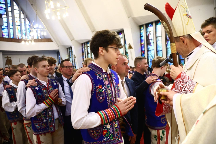 Bierzmowanie w Krościenku