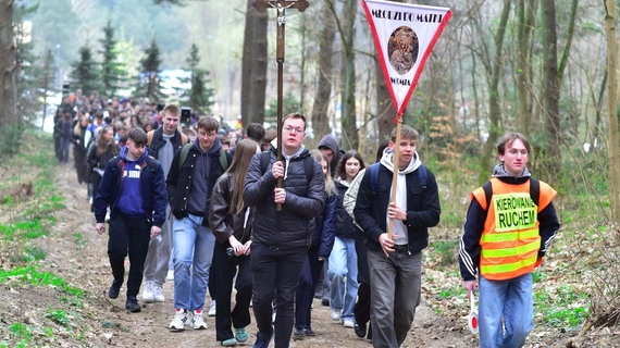 Pielgrzymka maturzystów do Gietrzwałdu