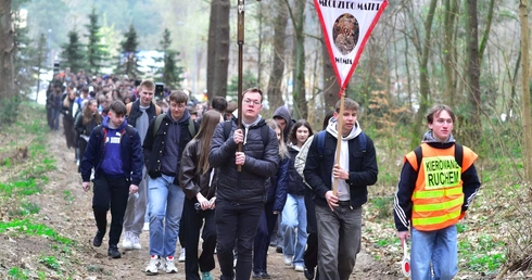 Pielgrzymka maturzystów do Gietrzwałdu