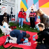 Młodzi ratownicy w akcji