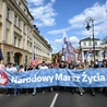 Ulicami Warszawy przeszedł Narodowy Marsz Życia