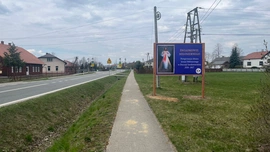 Banery przypominają o peregrynacji