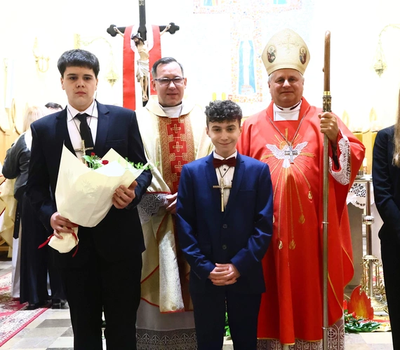 Bierzmowanie w Żabnie