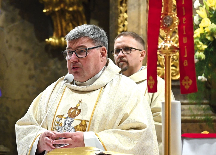 Ks. Dariusz Wilk CSMA z ks. Tomaszem Szczecińskim.