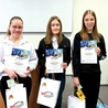 W finale, który od 10 do 12 czerwca potrwa w Warszawie, diecezję opolską reprezentować będą (od prawej): Oliwia Miozga, Joanna Gottwald i Michalina Grad. 