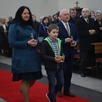 Wprowadzenie relikwii św. Jana Pawła II do parafii w Jesionce - Msza św.