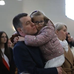 Wprowadzenie relikwii św. Jana Pawła II do parafii w Jesionce - Msza św.