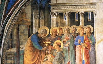 „Św. Piotr konsekruje św. Szczepana na diakona” – historia z fresku Fra Angelica