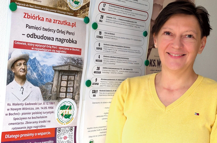 – W tym roku chcemy odnowić grobowiec ks. Gadowskiego – mówi prezes bocheńskiego PTTK Katarzyna Kulawik. 