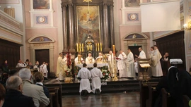 Płock. "Te Deum" w farze