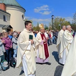 Msza na rozpoczęcie pielgrzymki do Łagiewnik