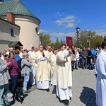 Msza na rozpoczęcie pielgrzymki do Łagiewnik