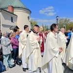 Msza na rozpoczęcie pielgrzymki do Łagiewnik