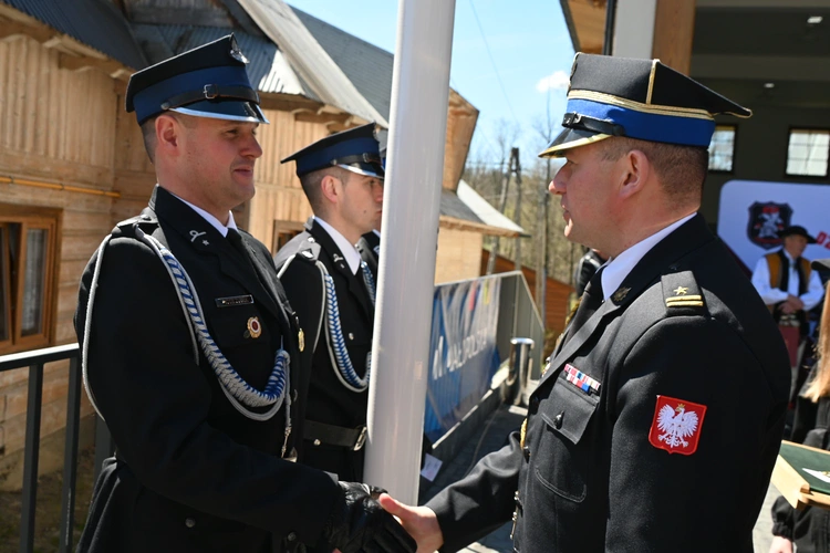 Radość strażaków w Dzianiszu