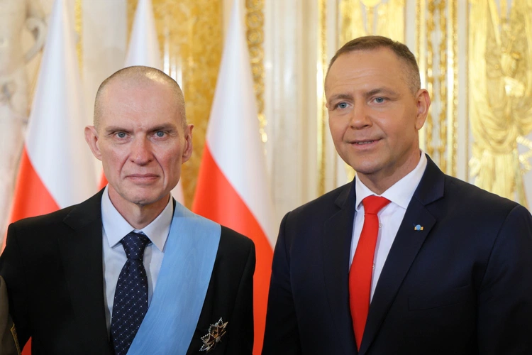 Andrzej Poczobut i prezydent Karol Nawrocki