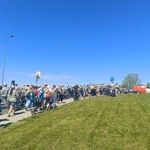 Pielgrzymi w Łagiewnikach