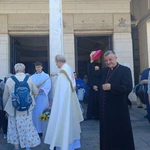 Pielgrzymi w Łagiewnikach