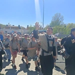 Pielgrzymi w Łagiewnikach
