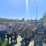 Pielgrzymi w Łagiewnikach