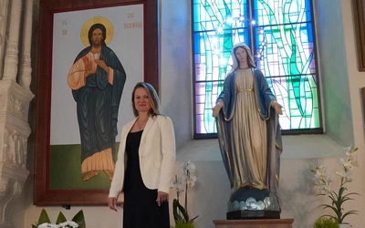 Ikona "Chrystus Obecny" w oleśnickiej bazylice pw. św. Jana Apostoła i Ewangelisty