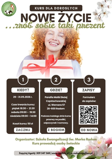 Galilea zaprasza na kurs Nowe Życie