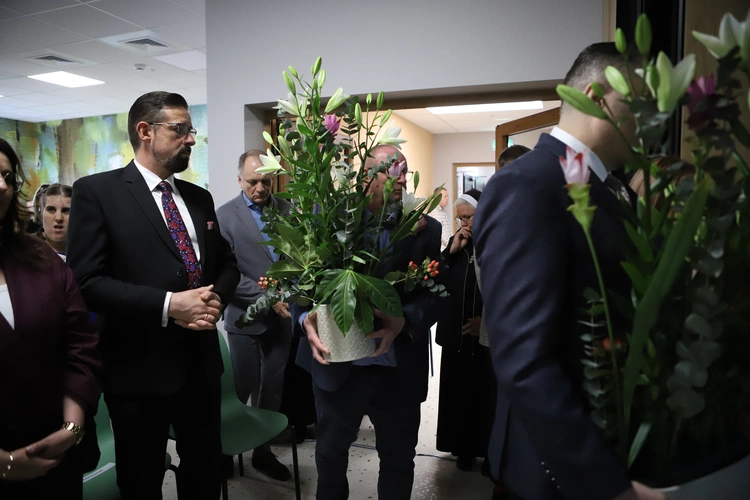 Poświęcenie kaplicy w "Domu Mocarzy"