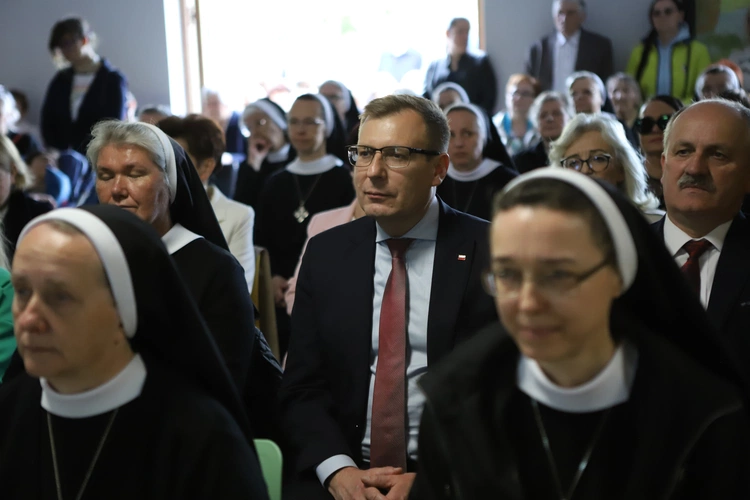 Poświęcenie kaplicy w "Domu Mocarzy"