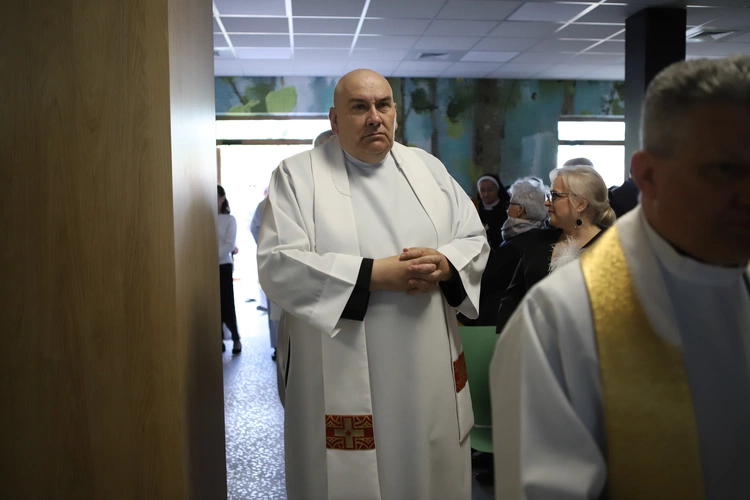 Poświęcenie kaplicy w "Domu Mocarzy"