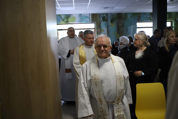 Poświęcenie kaplicy w "Domu Mocarzy"