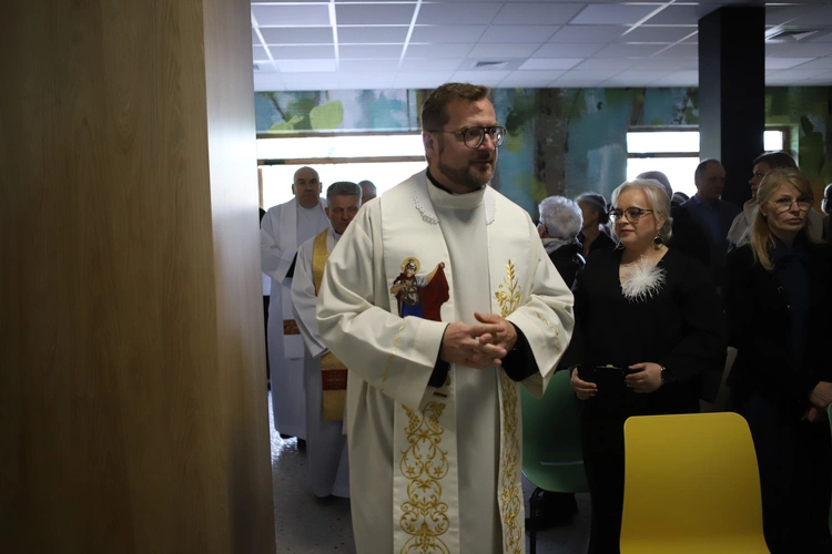 Poświęcenie kaplicy w "Domu Mocarzy"