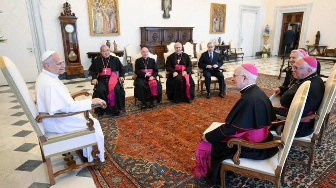 Leon XIV spotkał się z biskupami krajów UE