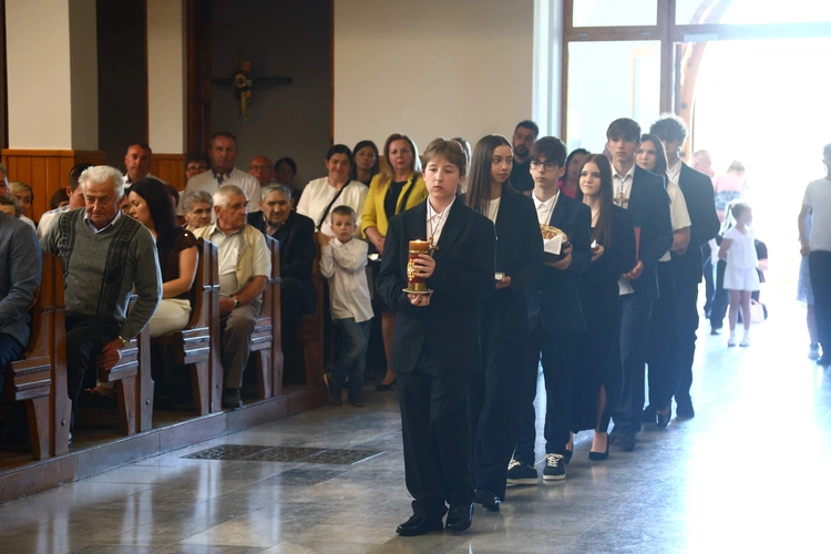 Bierzmowanie w Jodłowniku