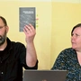 Daniel Podobiński i Jadwiga Wójciak z nową publikacją (wyd. i druk. Świętego Krzyża w Opolu). 