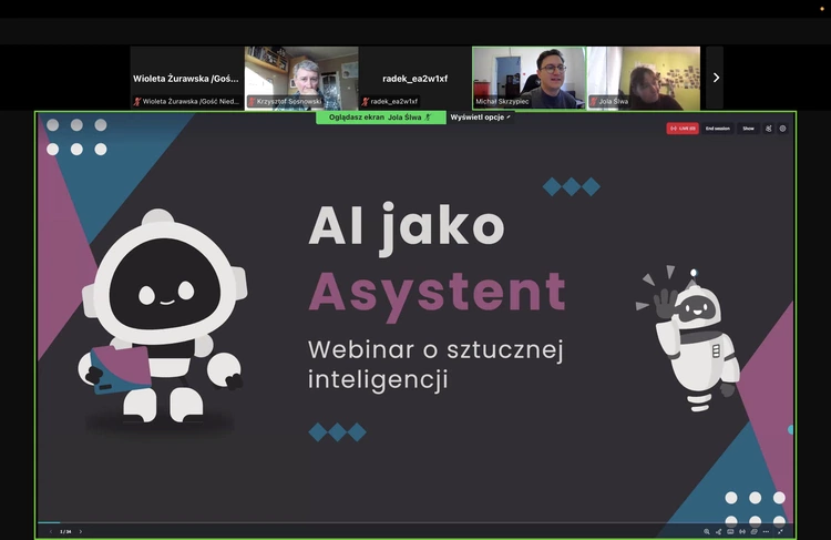 Webinar o sztucznej inteligencji