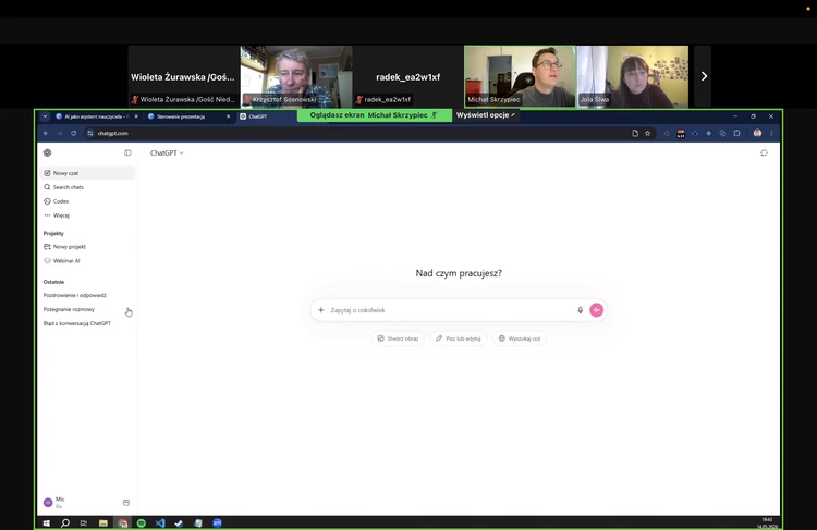 Webinar o sztucznej inteligencji