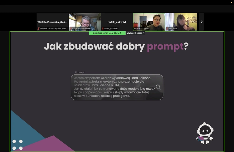 Webinar o sztucznej inteligencji
