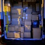 Siemianowice Śląskie. Konwój humanitarny Fundacji Galon