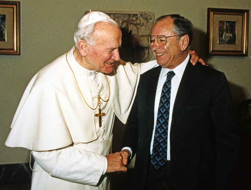 Jan Paweł II i Jerzy Kluger