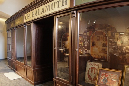 Odtworzony sklep w  kamienicy Chaima Bałamutha w Muzeum Dom Rodzinny Jana Pawła II