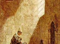 Leon Wyczółkowski, "Królewicz Kazimierz i Długosz", olej na płótnie, 1873, Kolekcja prywatna