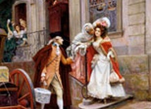 "Wyjazd w podróż poślubną" (około 1905)
