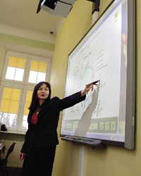 Tablica z kredą idzie do muzeum