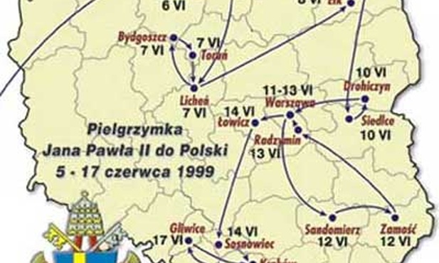 Siódma pielgrzymka (5-17.06.1999 r.)  