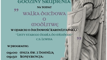 Poświęcenie się Jezusowi czy poświęcenie się sprawie?  Lektura 7 listu z "Listów starego diabła do młodego" C.S. Lewisa